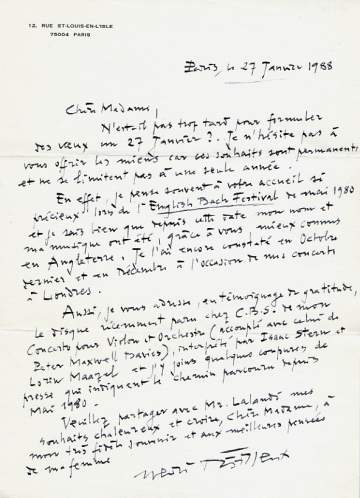 The image is of the letter only.